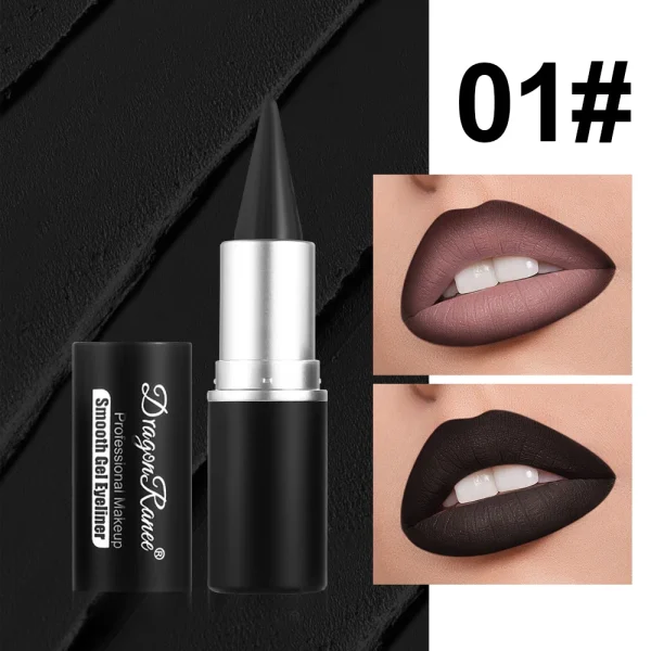 Matte Lip Liner, Long-Lasting and Durable, Automatic Rotating Wax Texture, Suitable for All Skin Types, Multi-Purpose, Suitable for Eyeliner Holiday Party Lipstick - Image 7