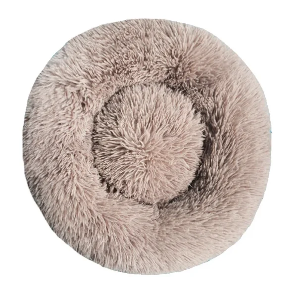Round Dog Bed Winter Warm Cat Bed Plush Basket for Dog Washable Pet Bed for Small Medium Large Dog Sofa Cat - Image 9