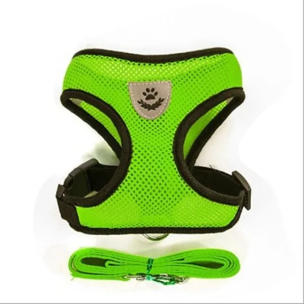 Cat Dog Harness with Lead Leash Adjustable Vest Polyester Mesh Breathable Harnesses Reflective sti for Small Dog Cat accessories - Image 11