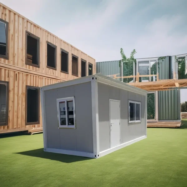 Simple Portable Single-Room Prefab Container House Prefabricated Ready Made Sandwich Panel Container House - Image 3