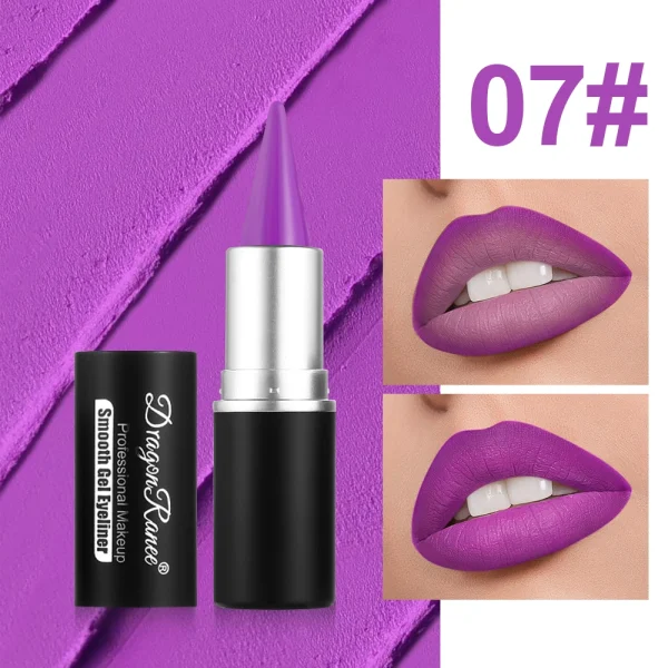 Matte Lip Liner, Long-Lasting and Durable, Automatic Rotating Wax Texture, Suitable for All Skin Types, Multi-Purpose, Suitable for Eyeliner Holiday Party Lipstick - Image 14