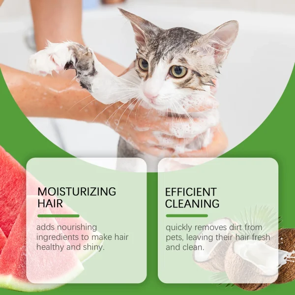 YEGBONG Refreshing 2-In-1 Pet Shampoo And Conditioner Itch Skin Moisturizing Dirt Odor Removal  Conditioner Dog Shower Gel - Image 3