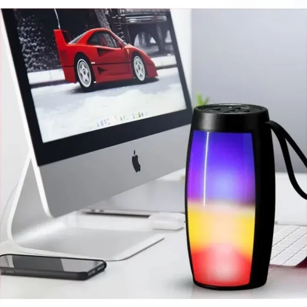 1202 TWS Shocking Heavy Bass Outdoor Portable Wireless Bluetooth Speaker Household Small Speaker High Volume Subwoofer - Image 3