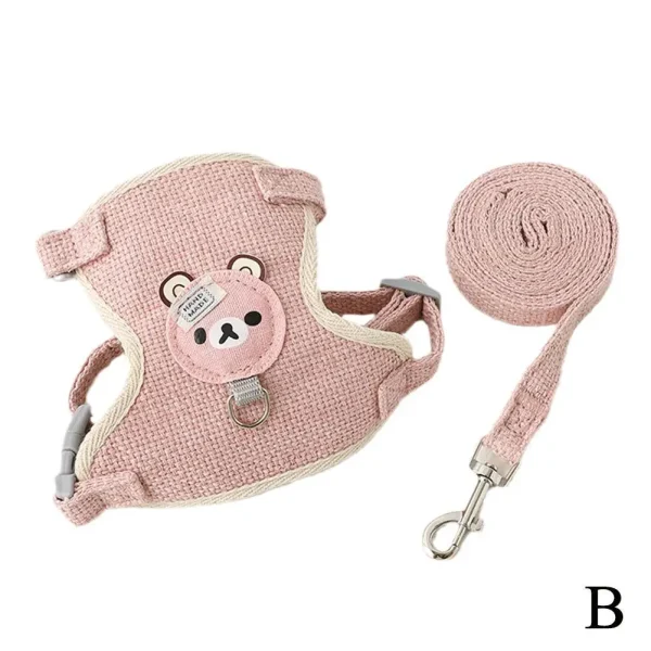 Undershirt Style Pet Leash Adjustable Cat Dog Harness Breathable Leash  Convenient Pet Vest For Small Dog Cat Supplies - Image 7