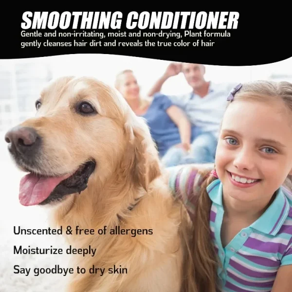 Dog Conditioner Shampoo Gentle Non Irritating Deep Cleaning Moisturizing Deodorant Hair Nursing Care Dog Shower Gel Pet Products - Image 4