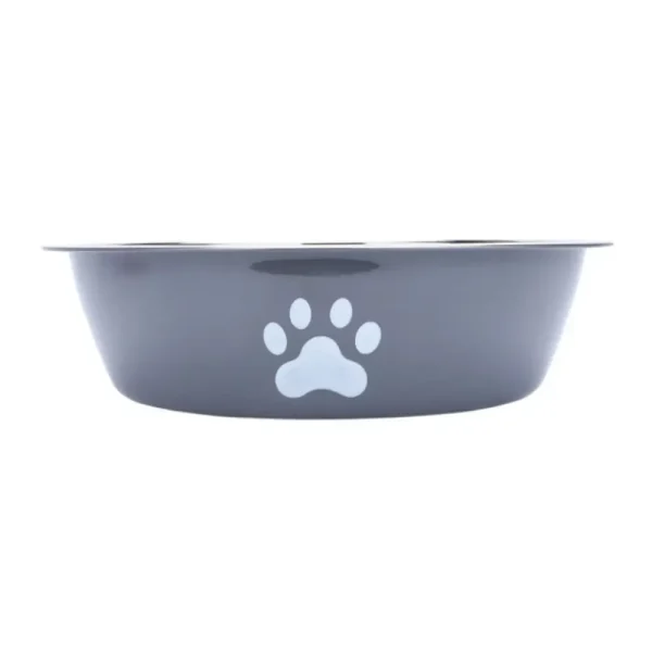 Large Capacity Stainless Steel Dog Bowl Non-slip Bilayer Dog Water Bowl Pet Feeders Cat Paw Pattern Cat Feeding Bowl Home - Image 7