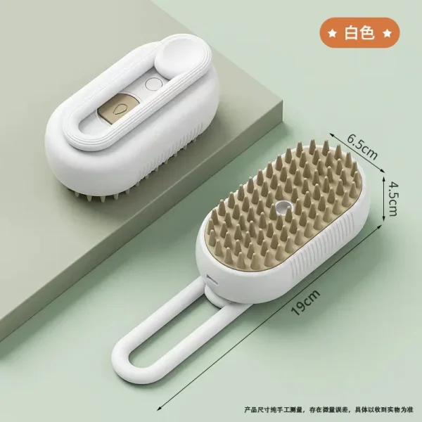 Cat Dog Steamy Brush Steam Brush Electric Sprayer for Massage Pet Grooming Tool Shedding 3 in 1 Electric Sprays Massage Combs - Image 10
