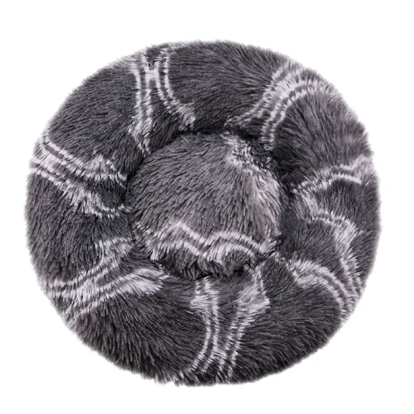 Round Dog Bed Winter Warm Cat Bed Plush Basket for Dog Washable Pet Bed for Small Medium Large Dog Sofa Cat - Image 7