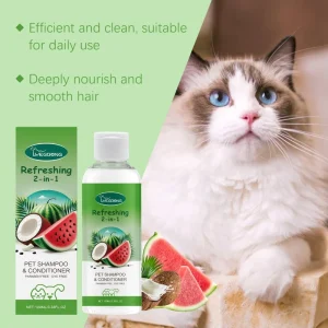 100ml Cats Shampoo Dog Grooming Conditioner Natural Extracts Gentle Formula
