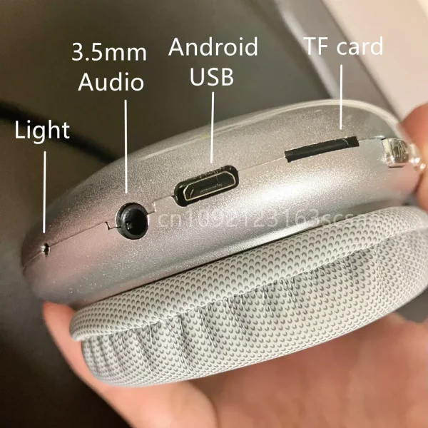 New P9 Wireless Bluetooth Headphones Noise Cancelling Mic Pods Over Ear Sports Gaming Headset For Apple - Image 4