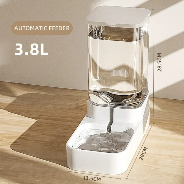 HOOPET Dog Feeder Cat Automatic Feeding Water Bowl Transparent Pet Food Storage Dispenser Container Puppy Kitten Accessories - Image 8