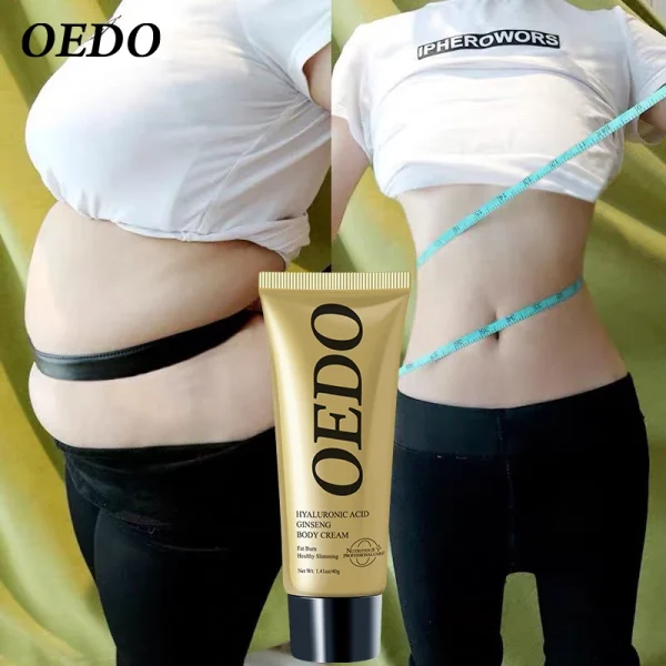 OEDO Ginseng Slimming Cream Reduce Cellulite Lose Weight Burning Fat Health Care Cream Body Skin Whitening Cream - Image 5