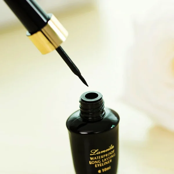 Long-lasting hard-tipped gel eye ultra-fine waterproof black liquid eyeliner pen - Image 4