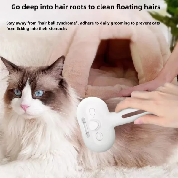 Pet Spray Hair Comb Pet Hair Remover Cleaning Brush Cats Grooming Dog Accessories Tools Dematting Water Mist Humidifier Comb - Image 5
