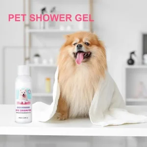 Shampoo And Conditioner For Dogs 100ml Puppy 2 In 1 Deep Cleansing Shampoo And Conditioner Long-Lasting Fragrance Rich And