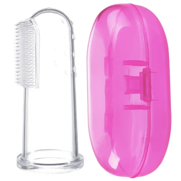 1PC Super Soft Pet Finger Dog Toothbrush  Teddy Dog Brush Bad Breath Tartar Teeth Tool Cat Cleaning Dog Supplies Accessories - Image 7