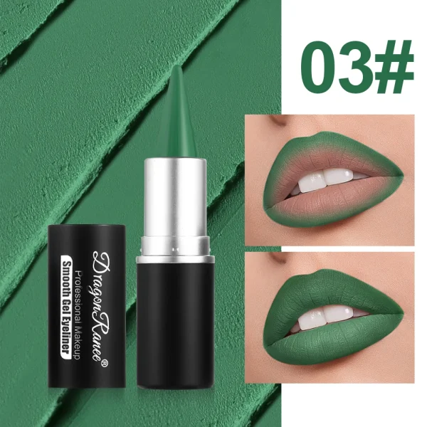 Matte Lip Liner, Long-Lasting and Durable, Automatic Rotating Wax Texture, Suitable for All Skin Types, Multi-Purpose, Suitable for Eyeliner Holiday Party Lipstick - Image 17