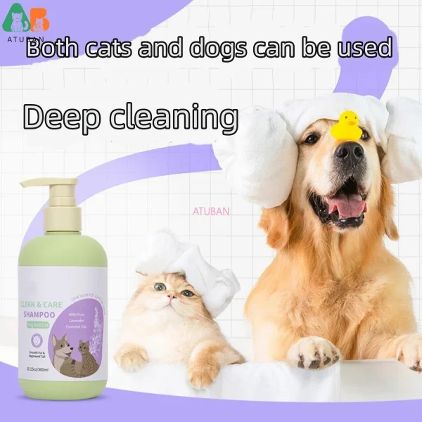 ATUBAN Dog Shampoo and Conditioner,Hypoallergenic Dog Shampoo for Smelly Dogs,Probiotic Pet Shampoo for Dogs,Royal Lavender - Image 5