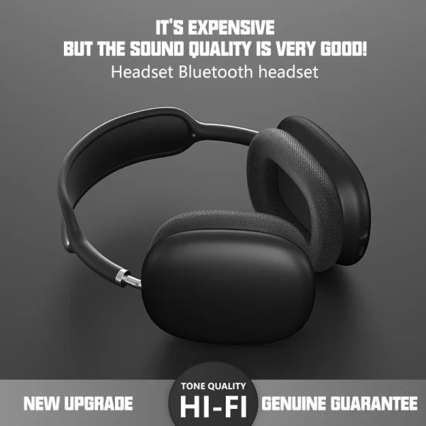 NEW P9 Pro Max Air Wireless Bluetooth Headphones Noise Cancelling Earphones Mic Pods Over Ear Sports Gaming Headset For Apple - Image 3