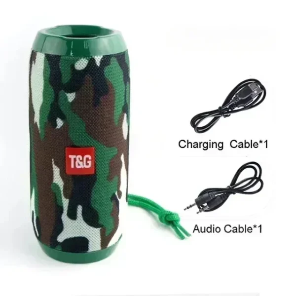 Portable Speaker Wireless  Bluetooth-compatible Subwoofer Outdoor Waterproof Loudspeaker Stereo Surround Support FM RadioTF - Image 7