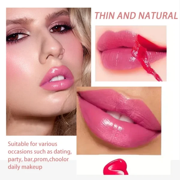 4 Color Liquid Peel-off Lip Gloss Waterproof Long-lasting Matte Lipstick Non-stick Cup Makeup Moisturizing Lip Tattoo Pigment - Image 5