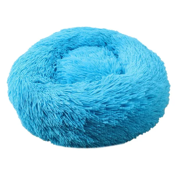 40-110cm Round Pet Bed for Large Dog Bed Super Soft Cat Bed Long Plush Dog House for Medium Dog House Winter Warm Sleeping - Image 9