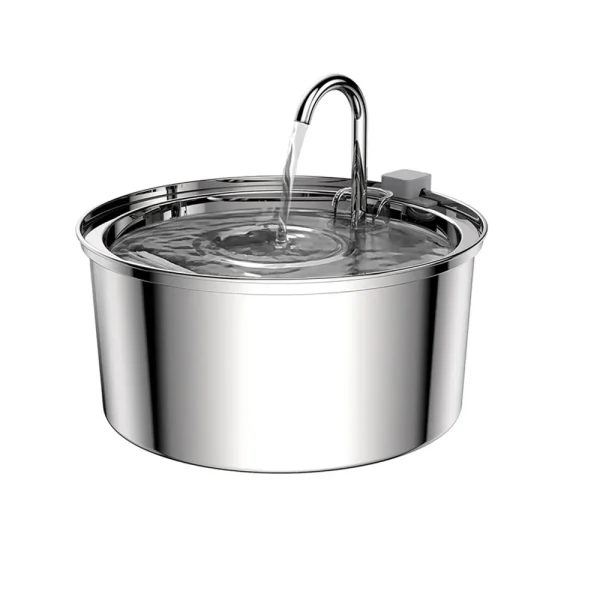 Stainless Steel Pet Water Feeder Cat Automatic Water Fountain USB Electric Mute for Cat Dog Filter Fountain Smart Drinking Bowl - Image 9