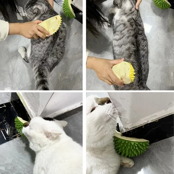 Cat Scratcher Massager for Cats Scratching Pets Brush Remove Hair Comb Grooming Table Dogs Kitten Care Royal Canin Accessories - Image 6