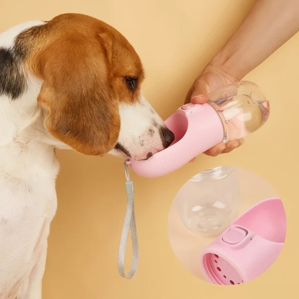 Dog Water Bottle For Pet Dogs Cats Water Feeder Bowls Outdoor Travel Leakproof Puppy Drinking Container Pug Chihuahua Labrador - Image 5
