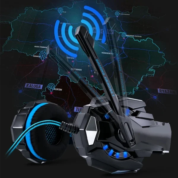G9000 Gaming Headset Over-Ear Wired Headphones Deep Bass Stereo Casque LED Light Earphone with Mic for PS4 PS5 Switch XBOX PC - Image 5