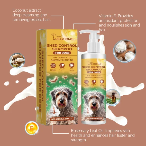 Puppy Shampoo Mite Dirt Removal Moisturizing Shampoo Smooth Cat Hair Anti Itching Foaming Deodorant PH Balanced Pet Conditioner - Image 4