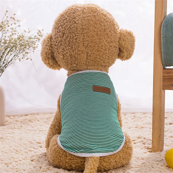 Summer Cotton Cat Puppy Vest Classic Stripes Pet Sleeveless T-shirt for Small Dogs Cats Kitten Clothing Outfit ropa para gatos - Image 11