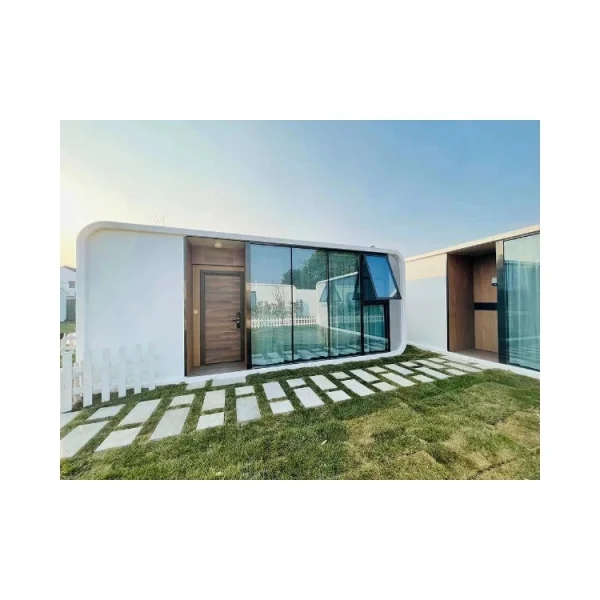 20ft 40ft Outdoor Hotel Modern Extendable Popular Prefab House Tiny House Mobile Office Apple Cabin - Image 3
