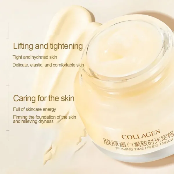 Collagen Face Cream Lifting Firming Cream Moisturizing, Illuminating,Reduces Wrinkles & Fine Lines Brighten Skin Products - Image 4