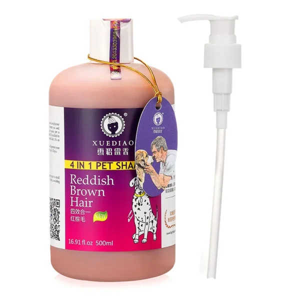 500ml Pet Shampoo and Conditioner All Natural 4 in1 Dog Shampoo Body Wash for Puppy dog Shower Gel Pet Friendly Formula 17oz - Image 8