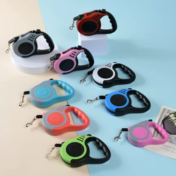 Colorful Dog Retractable Leash 3/5m Pet Nylon Traction Rope Outdoor Adjustable Roulette Leashes for Small Medium Dogs Cats - Image 6