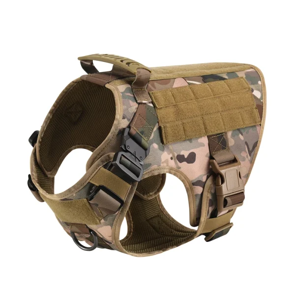 Tactical Military Vest Pet German Shepherd Golden Retriever Tactical  Training Dog Harness and Leash Set For All Breeds Dogs - Image 20