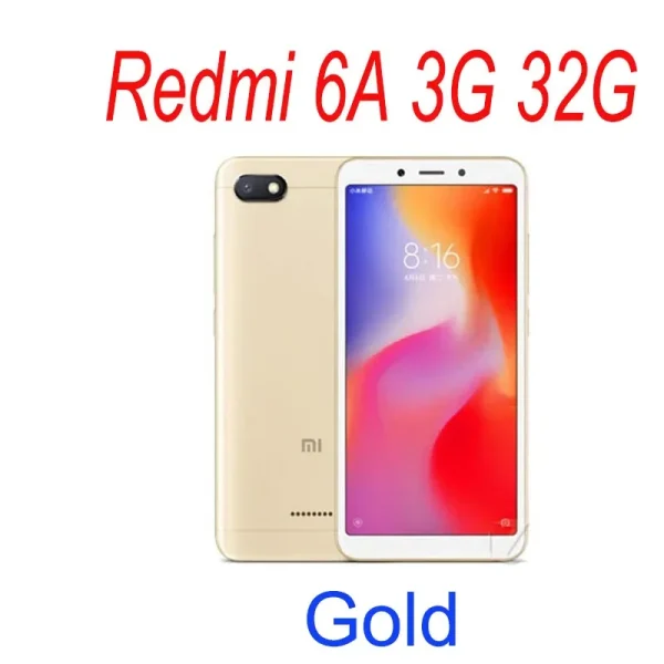 Original Xiaomi Redmi 6A Smartphone 3+32Gb Wholesale Xiaomi Mobile Phones Unlocked Android Google Play Redmi 6 Global Frimware - Image 9