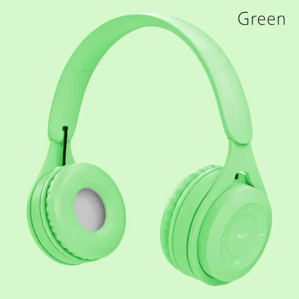Headphones Kids Wireless Bluetooth Earphones Stereo Foldable Helmets Gaming Headsets Over-ear Headphones for Android ios - Image 10