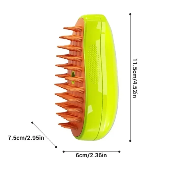 Cat Dog Steamy Brush Steam Brush Electric Sprayer for Massage Pet Grooming Tool Shedding 3 in 1 Electric Sprays Massage Combs - Image 5