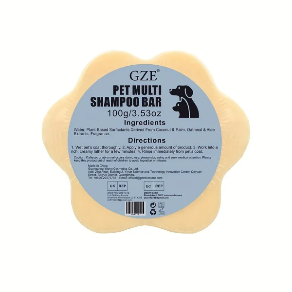 GZE Pet Shampoo & Conditioner 2 in 1 Bar Soap For Dogs & Cats - Helps Itching, Hot Spots, Irritation & Allergies, Sensitive Skin - Image 7