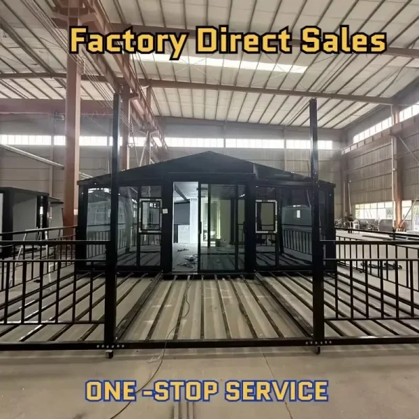 Galvanized Steel Prefab Frame Luxury Collapsible Home 20ft 40ft Prefabricated Container Expandable House - Image 2