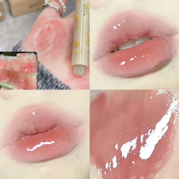 Water-light Lip Glaze Mirror Glitter Lip Tint Long Lasting Moisturising Love Heart Shape Solid Lipstick Pen Lips Makeup Cosmetic - Image 11
