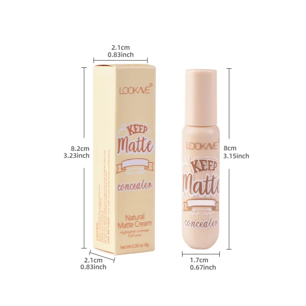Liquid Concealer Stick Foundation Cream 6 Color Moisturizing Full Coverage Acne Dark Circle Natural Matte Concealer Cream Makeup - Image 6