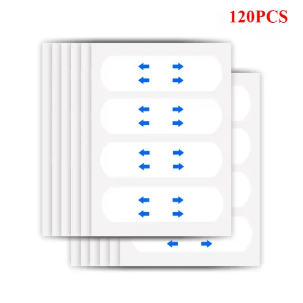 40-120PCS V-Shape Face Wrinkle Sagging Skin Adhesive Tape Lifting Face Stickers Invisible Transparent Thin Face Patche Lift Tool - Image 7
