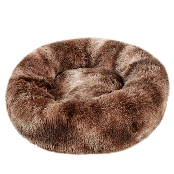 Round Dog Bed Winter Warm Cat Bed Plush Basket for Dog Washable Pet Bed for Small Medium Large Dog Sofa Cat - Image 8
