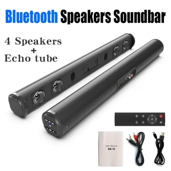 Super Powerful Wireless Bluetooth Speaker Portable Sound Bar Caixa De Som Bluetooth Home Theater TV Sound Box Subwoofer FM Radio - Image 4