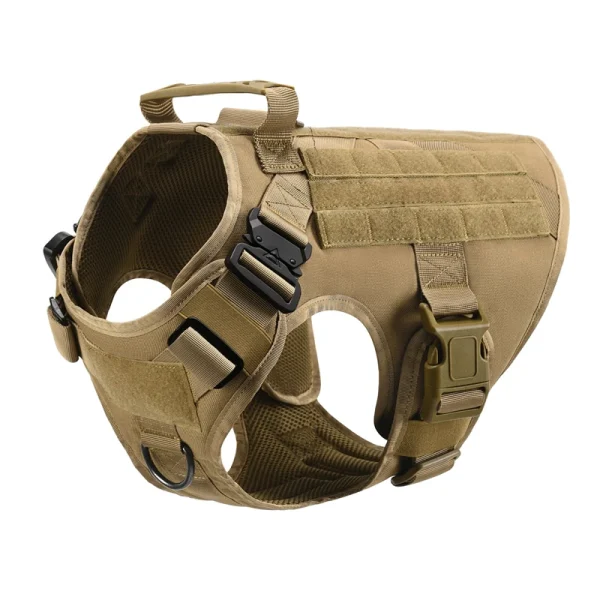Tactical Military Vest Pet German Shepherd Golden Retriever Tactical  Training Dog Harness and Leash Set For All Breeds Dogs - Image 21