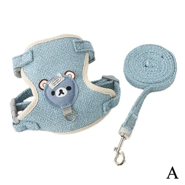 Undershirt Style Pet Leash Adjustable Cat Dog Harness Breathable Leash  Convenient Pet Vest For Small Dog Cat Supplies - Image 8