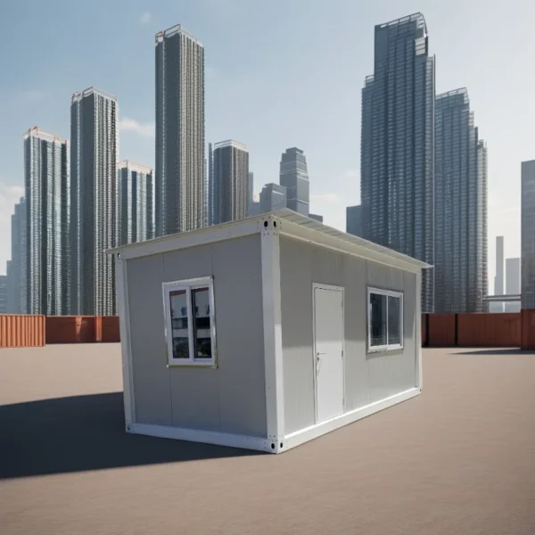 Simple Portable Single-Room Prefab Container House Prefabricated Ready Made Sandwich Panel Container House - Image 4
